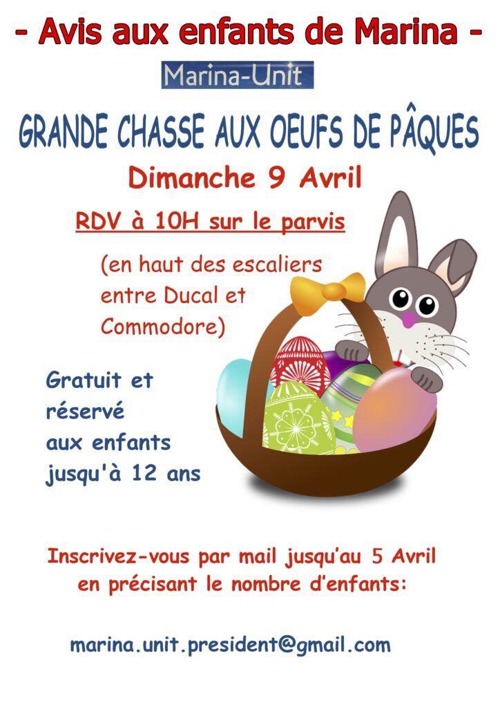 Chasse aux oeufs de Pâques